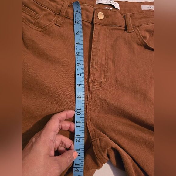 Judy Blue Woodland High Rise Slim Fit Jeans Size 18W in Tan - Picture 10 of 13